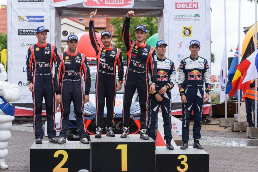 1ere place pour Hyundai Motorsport au Rally WRC de Pologne