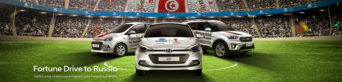 Fortune Drive to Russia : Test Drive, jeu et cadeaux avec Hyundai Tunisie