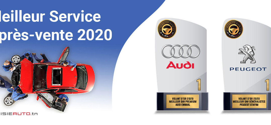 Sondage meilleur SAV 2020 : Stafim Peugeot et Audi Tunisie, les 2 Volants d’Or 2020 !