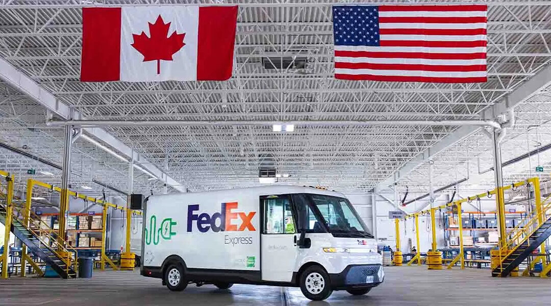 FedEx Canada : 50 nouvelles fourgonnettes BrightDrop 100% électrique