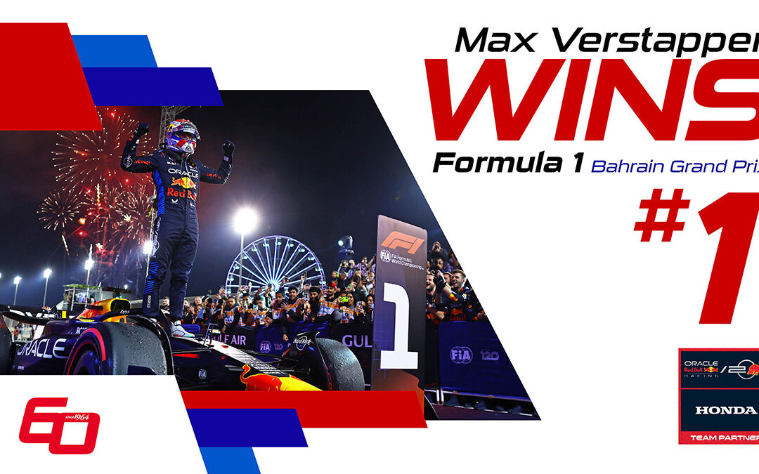 MAX Verstappen de la Pole position à la victoire finale au GP du Bahreïn